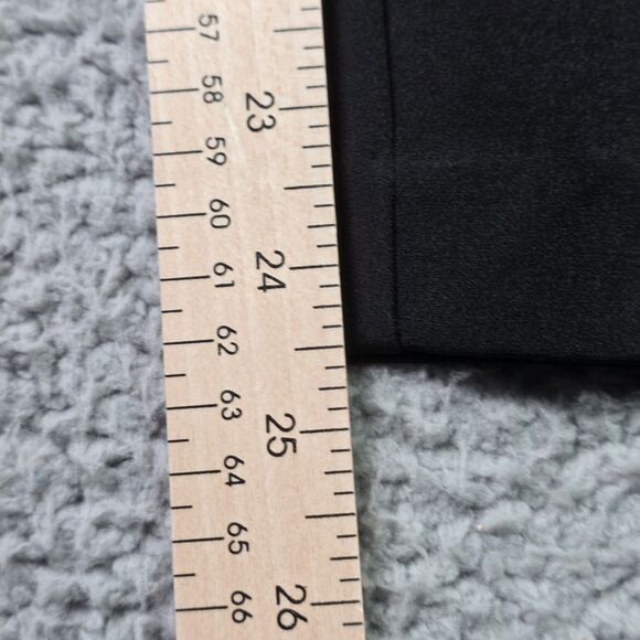 Adrianna Papell Black Paper Bag Wide Leg Pants Tie Waist Office Core Workwear - Picture 8 of 13